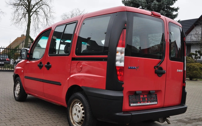 Fiat Doblo cena 8200 przebieg: 180000, rok produkcji 2001 z Opalenica małe 326